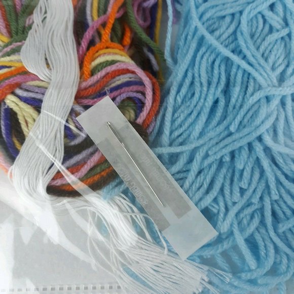 Mary Maxim Floral Coasters Cross Stitch Set Kit - Picture 6 of 6